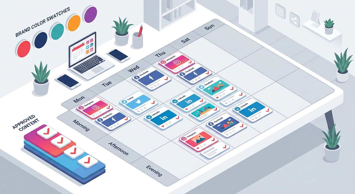 RoboSocial project illustration